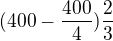 kopírovat do textarea $(400-\frac{400}{4})\frac{2}{3}$