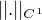 $||.||_{C^1}$