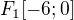 $F_1[-6;0]$