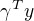 $\gamma ^{T}y$