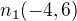 $n_1(-4,6)$