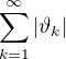 $\sum_{k=1}^{\infty }|\vartheta _{k}|$