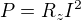 $P=R_zI^2$