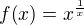 $f{\(x\)}=x^{\frac{1}{x}}$