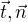 $\vec{t}, \vec{n}$