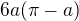 $6a(\pi -a)$