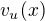 $v_{{u}}(x)$