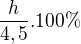 kopírovat do textarea $\frac{h}{4,5}.100\% $