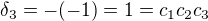 kopírovat do textarea $\delta_3 = -(-1) =1=c_{1}c_{2}c_{3}$