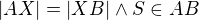 $|AX|=|XB|\wedge S\in AB$