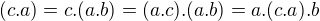 kopírovat do textarea $(c.a)=c.(a.b)=(a.c).(a.b)=a.(c.a).b$
