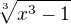 $\sqrt[3]{x^{3}-1}$