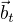 $\vec{b}_t$
