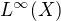 $L^{\infty }(X)$