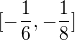 $[-\frac{1}{6},-\frac{1}{8}]$