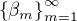 $\{\beta_m\}_{m=1}^{\infty}$