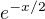 $e^{-x/2}$