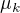 $\mu _{k}$