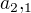 $a_2,_1$