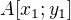 $A [x_{1};y_{1}] $