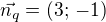 kopírovat do textarea $\vec{n_q}=(3;\,-1)$