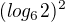 $(log_{6}2)^{2}$