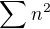 $\sum n^2$