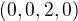 $(0, 0, 2, 0)$