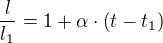 kopírovat do textarea $\frac{l}{l_1}=1+\alpha \cdot \(t-t_1\)$