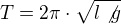 kopírovat do textarea $T = 2\pi \cdot \sqrt{l\not g }$