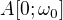 $A[0;\omega _0]$