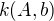 $k(A, b)$