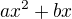 kopírovat do textarea $ax^2 + bx$