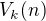 $V_k(n)$