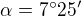 kopírovat do textarea $\alpha=7^\circ25^\prime$
