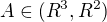 $A \in(R^3,R^2)$