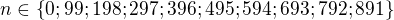 kopírovat do textarea $n\in\{0;99;198;297;396;495;594;693;792;891\}$