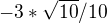 $-3*\sqrt{10}/10$