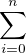 $\sum_{i=0}^{n}$