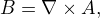 kopírovat do textarea $B = \nabla \times A,$
