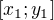 $[x_{1};y_{1}] $