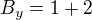 kopírovat do textarea $B_{y}=1+2$