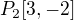$P_2[3,-2]$