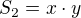 $S_{2} = x\cdot y$