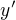 $y^{\prime}$