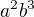 $a^{2}b^{3}$