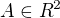 kopírovat do textarea $A\in R^2$