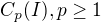 $C_p(I), p\ge 1$