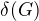 $\delta(G)$