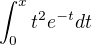 kopírovat do textarea $\int_{0}^{x}t^2 e^{-t}dt$